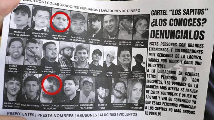 Ellos son los influencers que aparecieron en un volante y han sido asesinados