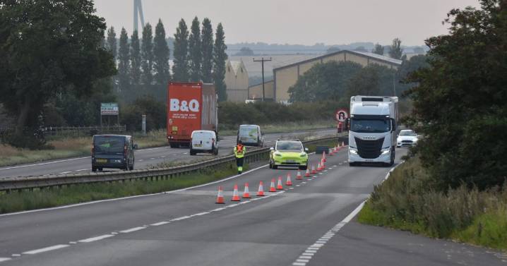 Live A1 traffic updates as road remains closed several hours after crash near Grantham