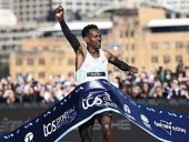 Hassan and Kiros smash course records to win Sydney Marathon