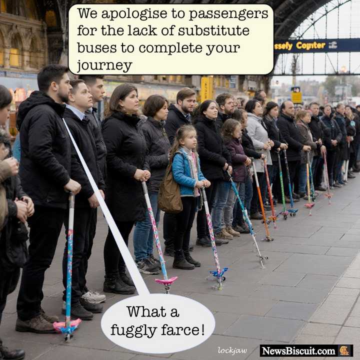 CrossCountry Trains reduced to offering replacement pogo stick service