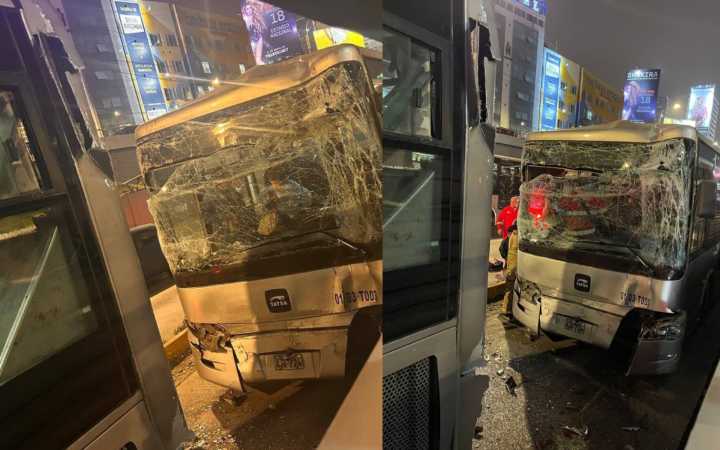 Surquillo: Triple choque entre buses del Metropolitano deja 44 heridos [VIDEO]
