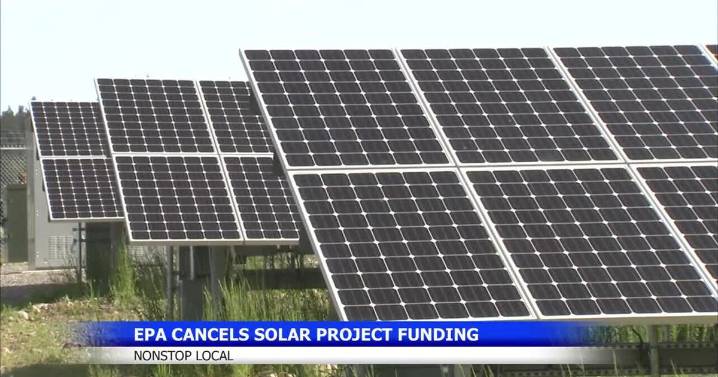 EPA cancels $7 billion in funding for solar energy projects