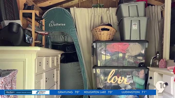 A Northern Michigan woman turns her shed into a community closet