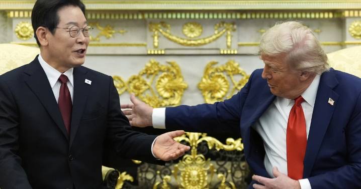 President Trump meets with South Korean President Lee Jae Myung on trade, North Korea