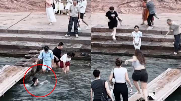 Una turista española salva a un niño de ahogarse en un río de China y se hace viral: "Sin duda volvería a hacerlo"