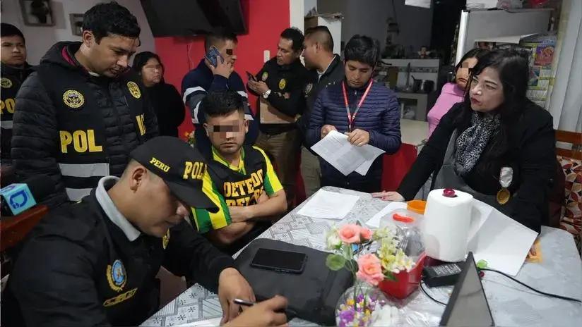Detienen a ocho integrantes de presunta organización criminal dedicada a la pornografía infantil en Ventanilla