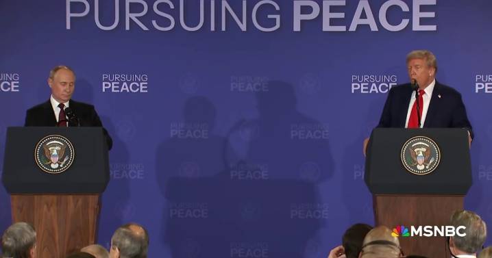 Trump and Putin hold joint press conference after critical meeting on future of Ukraine war