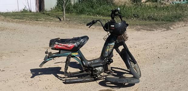 Conocido vecino de General Villegas en grave estado luego que se saliera la rueda trasera de la moto en que se movilizaba
