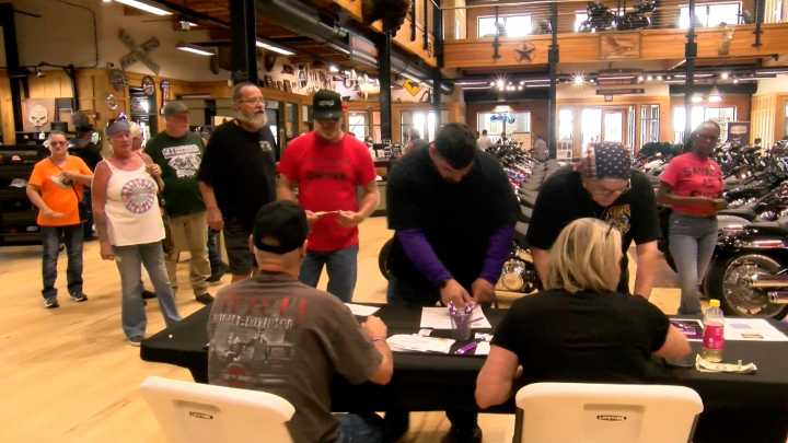About 100 riders show up for domestic violence poker run in southeast Nebraska