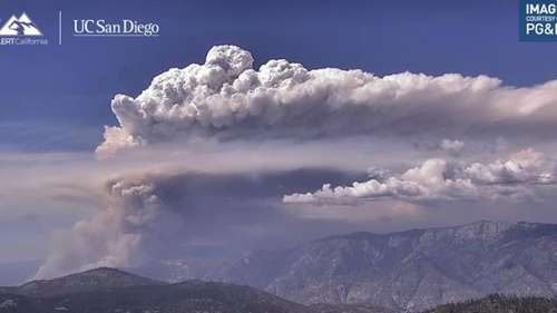 Garnet Fire chars 9,100+ acres causing partial closure of the Sierra National Forest, 0% contained