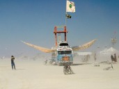 Private planes halted at Burning Man's volunteer-run airport as a storm rips through the Playa