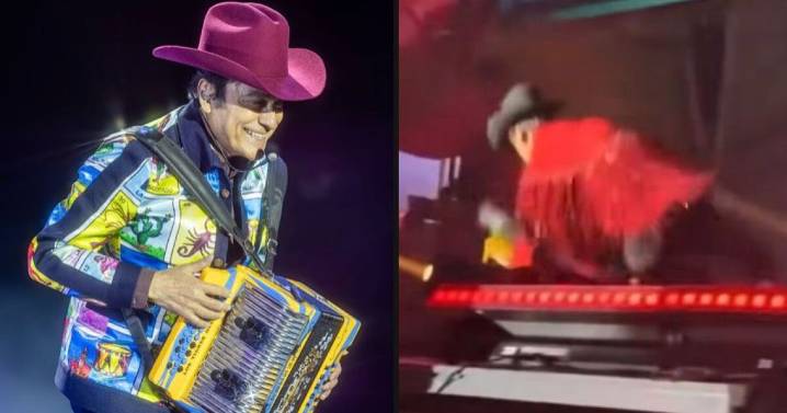 Así reaccionó Jorge Hernández ante su caída en concierto de Los Tigres del Norte en FENAPO 2025