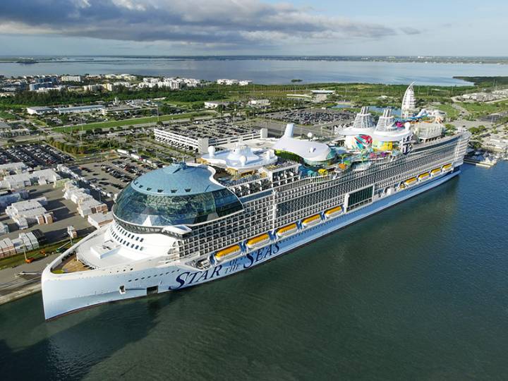 Star of the Seas Arrives in Port Canaveral