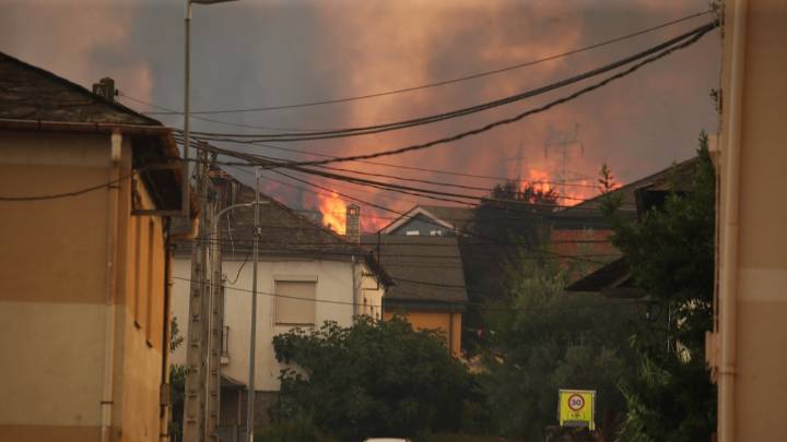 Las imágenes más impactantes de los incendios de Orallo y Las Médulas