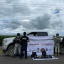 Armas y una pick up robada, lo que aseguraron tras enfrentamiento ayer en carretera Rubio Bachíniva