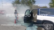 Incendio en cruce de Constitución y Montessori moviliza a Bomberos