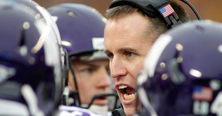 Northwestern reaches settlement with football coach who was fired amid hazing scandal