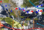 El primer frente frío de la temporada 2025-2026 está por llegar a México ¿Cuáles son los 14 estados que afectará?
