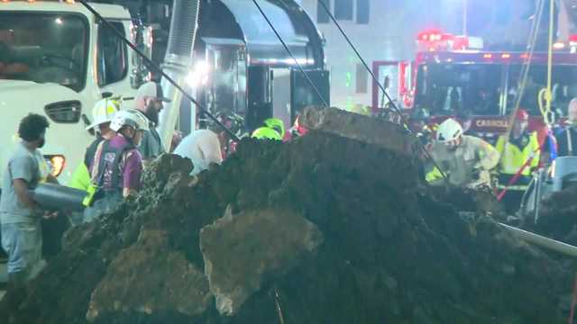 Pennsylvania trench rescue: Worker trapped in Charleroi