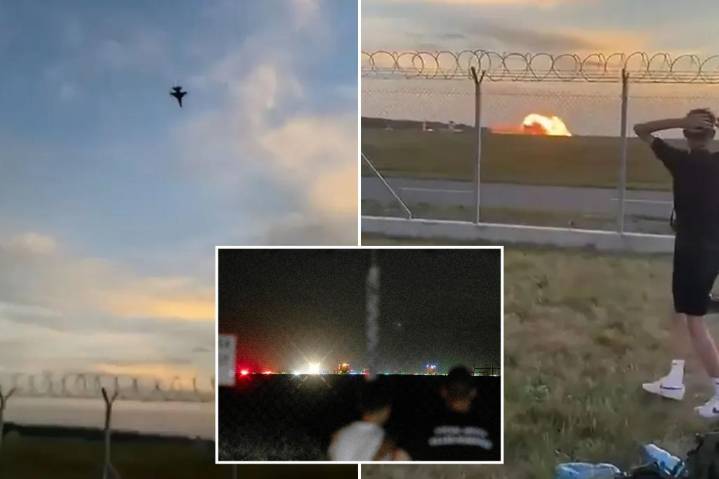Polish Air Force pilot killed after crashing F-16 jet during air show rehearsal