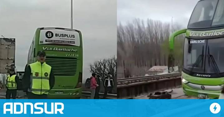 09:58 Un colectivo de larga distancia quedó colgando de un puente en Neuquén: gran operativo para rescatar a sus ocupantes