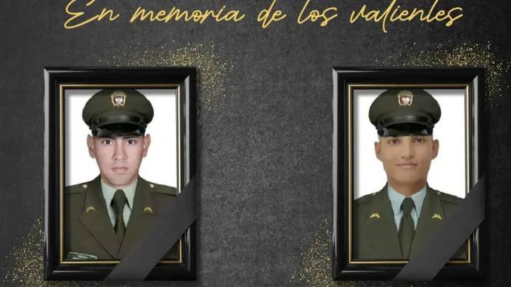 Ellos eran los patrulleros de la Policía Nacional que fueron asesinados en plena calle del municipio de Morales, en el Cauca
