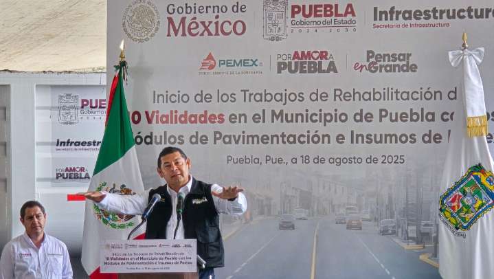 ¡Ojo aquí! Éstas son las 10 vialidades que serán rehabilitadas en Puebla capital
