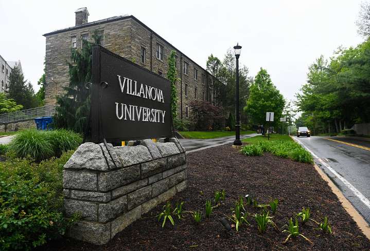 Police respond to a report of an active shooter at Villanova University