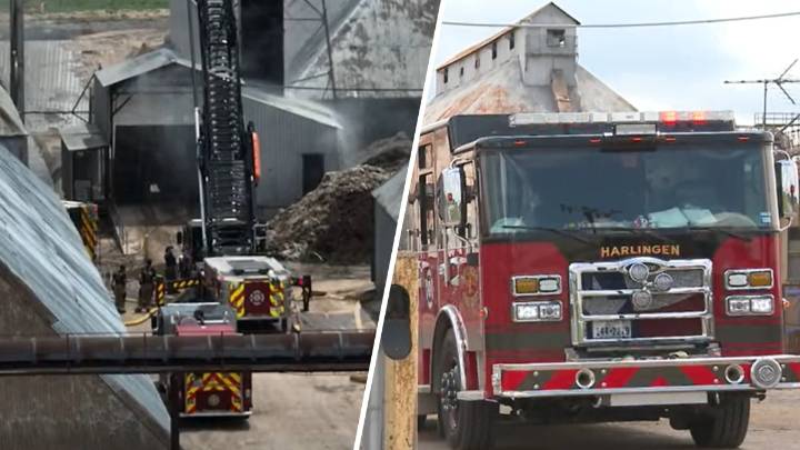 Incendio contenido en fábrica de algodón en Harlingen; no se reportaron heridos