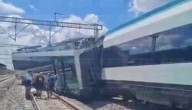 Tren Maya descarrila en Izamal y choca contra otro convoy