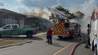 Crews battling residential fire in Brampton