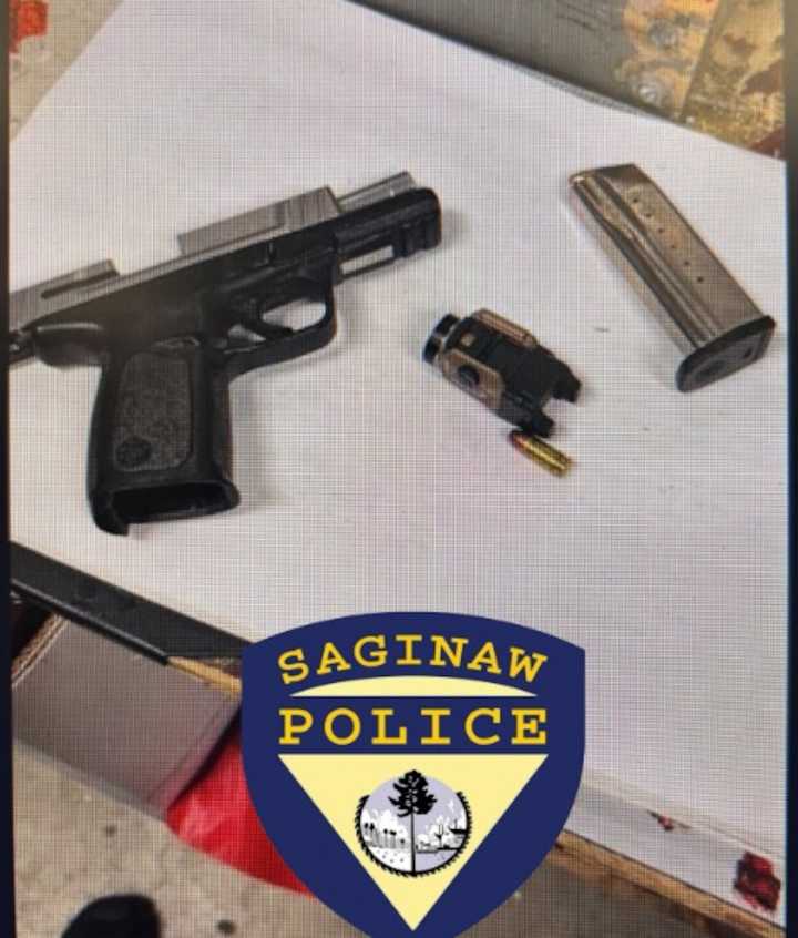 Saginaw police seize 3 guns in separate incidents in less than 24 hours