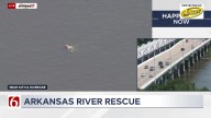 Woman rescued from Arkansas River near 96th Street bridge in Jenks; Osage Skynews 6 captures the moment