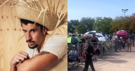 Denuncian que envejecientes y embarazadas estuvieron bajo el sol en fila de boletos para Bad Bunny
