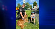 Airway Heights Police K-9 officer celebrates community at Sunset Park