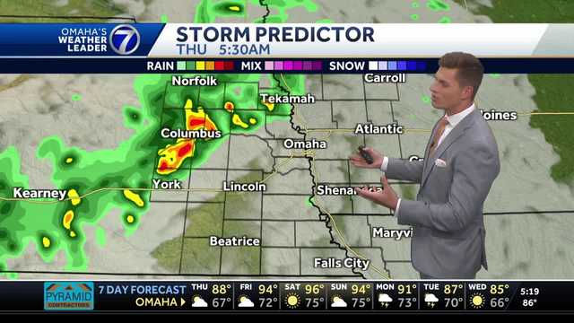 Some rain possible for Thursday morning drive