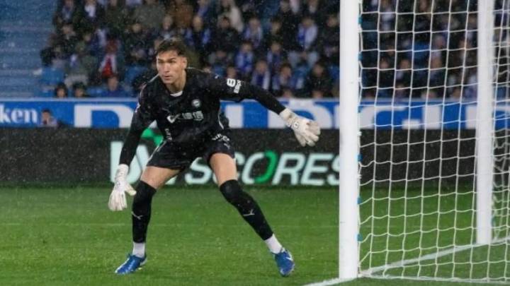 Adrián Rodríguez, portero del Alavés de 24 años, primer fichaje del Zaragoza para el puesto
