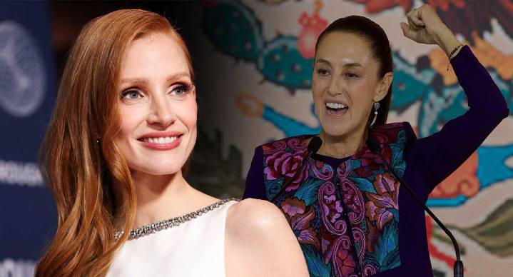 Jessica Chastain, actriz ganadora del Oscar, elogia a Claudia Sheinbaum durante su visita a México: “La admiro mucho, me inspira”