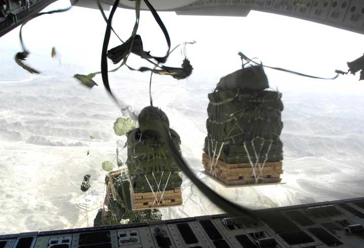 Canada air drops 21,600 pounds of humanitarian aid in Gaza