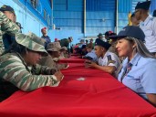 Trabajadores del sector eléctrico presentes en segunda jornada de alistamiento militar