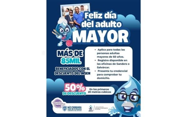 Recibieron casi 86 mil adultos mayores el Descuento INSEN