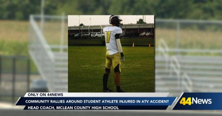 Community rallies around McLean County student-athlete injured in ATV accident