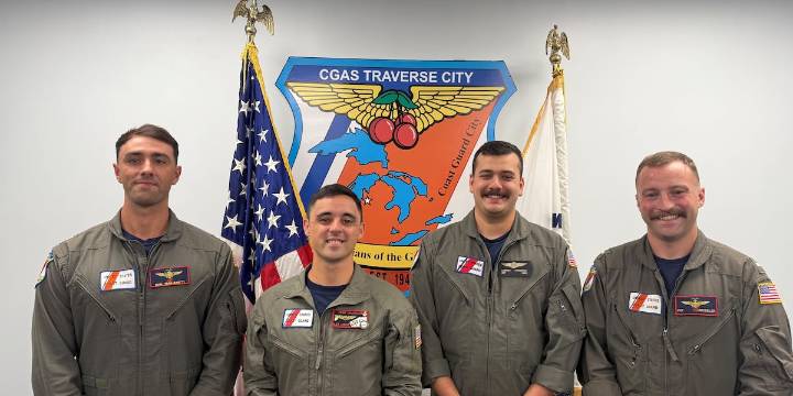 Coast Guard Air Team details rescue mission of four young girls stranded on island in Silver Bay