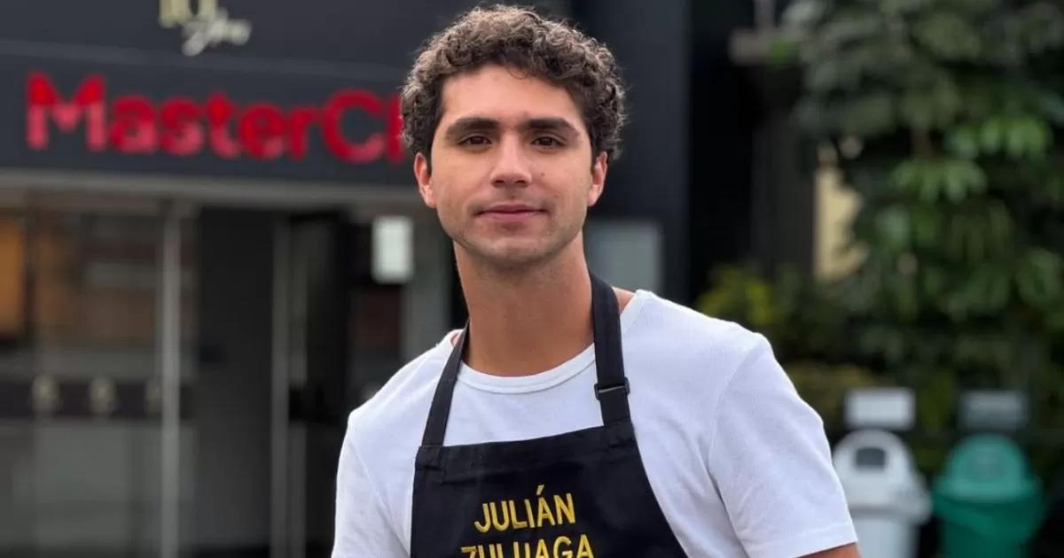 Julián Zuluaga se despidió de MasterChef Celebrity tras ser eliminado en la competencia