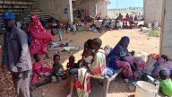 Drone attack destroys trucks carrying U.N. food to Sudan's famine