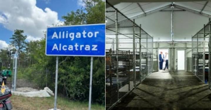 Juez ordena detener construcción en centro de detención Alligator Alcatraz