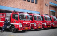 Bomberos de Bogotá estrenan flota: arriban chasises de EE.UU.