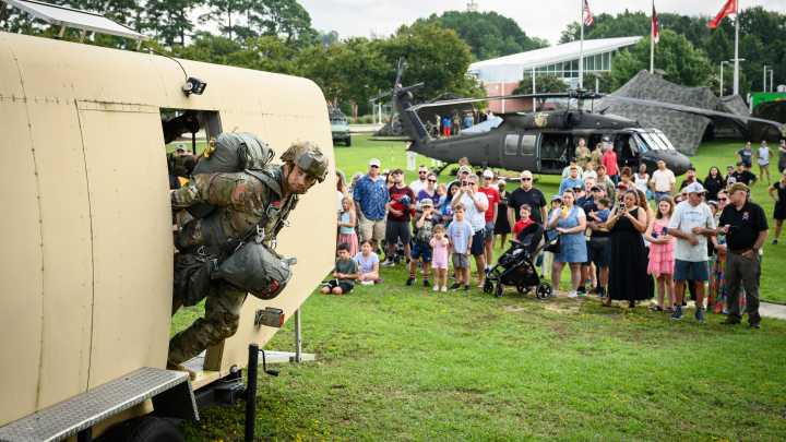 National Airborne Day celebration at the ASOM in Fayetteville