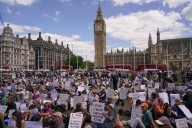La Policía arresta a 365 personas en protesta propalestina en Londres