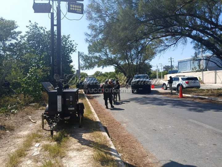 “Parque Industrial de Yucalpetén” en Progreso sitiado: Vecinos y trabajadores señalan presencia de retenes